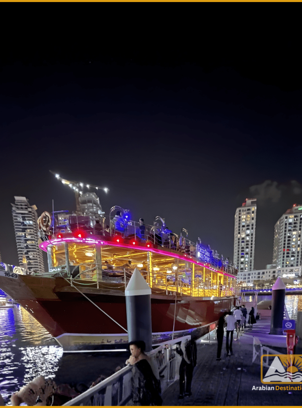 Dubai Luxury Dhow Cruise Dinner Marina