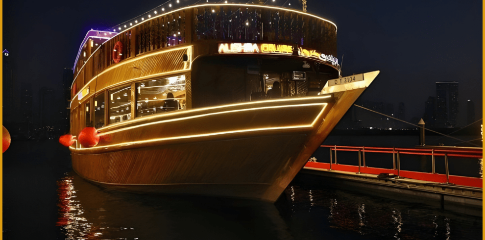 Dubai Marina Luxurious Dhow Cruise Dinner