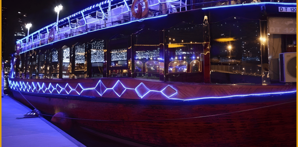 Dubai Marina Unique Dhow Cruise Dinner