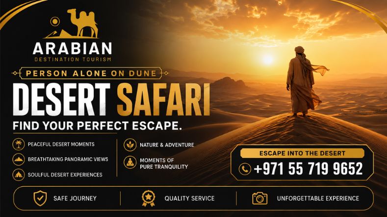 Private desert safari transport in Dubai